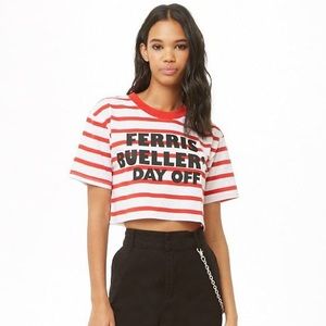 Forever 21 Ferris Buellers Day Off Cropped Tee